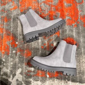 Soda Grey Chelsea Ankle Boots